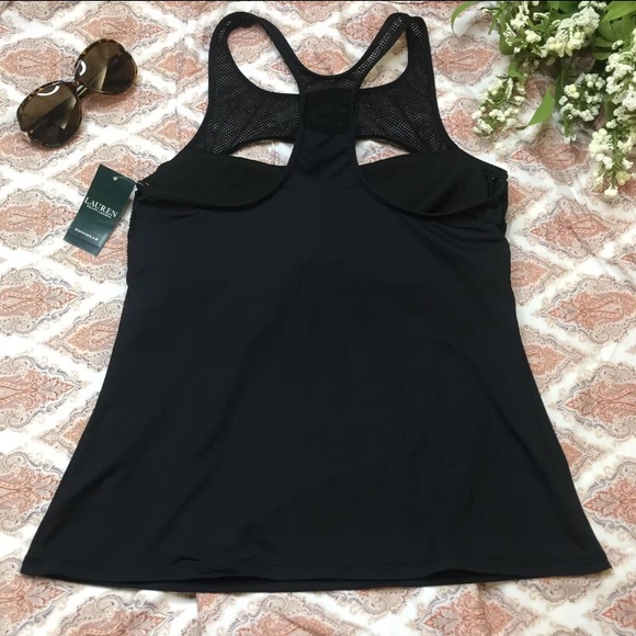 Lauren by Ralph Lauren Womens Tankini Top Size 14 - Picture 5 of 5